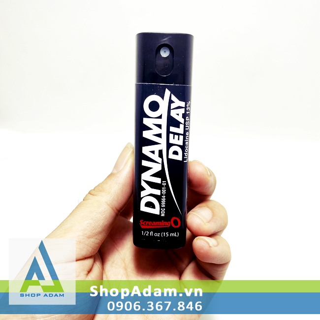 Thuốc xịt chống xuất tinh sớm Dynamo Delay Black Label Edition